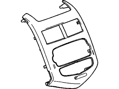 GM 95157876 Applique Asm,Instrument Panel Center Trim Plate