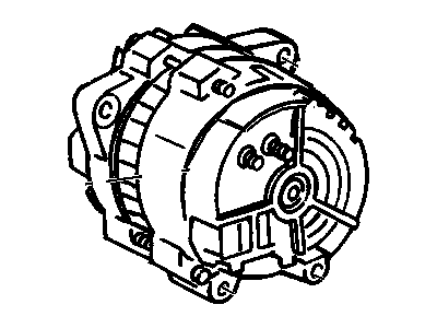 GM 19135873 Reman Alternator (Delco Cs130 105 Amps)