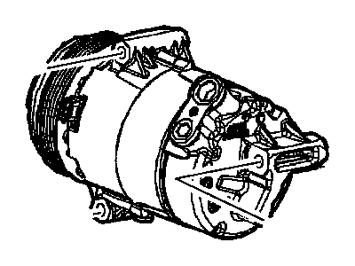 2008 Pontiac G6 A/C Compressor - 19418183