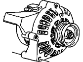 Chevrolet C1500 Alternator - 19244779 GENERATOR Assembly (Remanufacture)