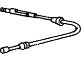 Pontiac Fiero Parking Brake Cable - 10200441 Cable Assembly, Parking Brake Rear