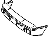 Pontiac Fiero Bumper - 10032432 Front Bumper, Cover