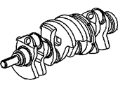 Saturn Vue Crankshaft - 90509018 Engine Crankshaft