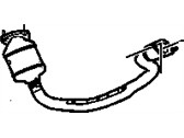 Pontiac G6 Catalytic Converter - 15947647 3-Way Catalytic Convertor (W/ Exhaust Rear Manifold Pipe)