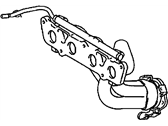 Pontiac Vibe Exhaust Manifold - 88972985 Engine Exhaust Manifold