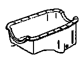 Chevrolet El Camino Oil Pan - 14081203 Pan Assembly, Oil