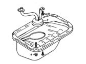 Chevrolet Metro Oil Pan - 96060011 Pan