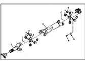 Chevrolet Trailblazer Drive Shaft - 15833885 Propeller Shaft Assembly