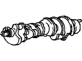 Chevrolet K1500 Crankshaft - 14088526 Engine Crankshaft