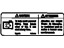 GM 94568902 Label, Fan Blade Warning