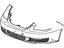 GM 19120185 Front Primered Bumper Cover