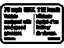 GM 15145934 Label, Vehicle Speed Governor Control Information