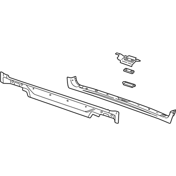 GM 21018652 Panel Asm,Back Body Pillar Outer Upper