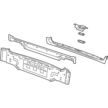 GM 21018525 Panel Asm,Back Body Pillar Outer Lower