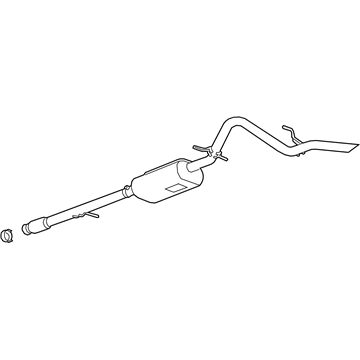 GM 84657793 Muffler Assembly, Exh (W/ Exh Pipe)