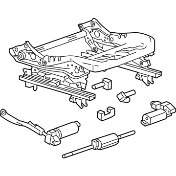 GM 13506163 Frame Assembly, Front Seat Cushion