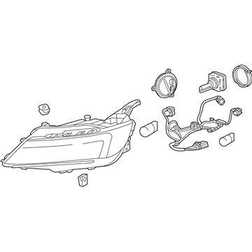 GM 84160413 Headlamp Assembly