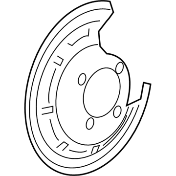 Chevrolet Bolt EUV Brake Backing Plate - 42532789