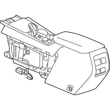 GM 84635126 Console Assembly, F/Flr *Sedna Sauvgee
