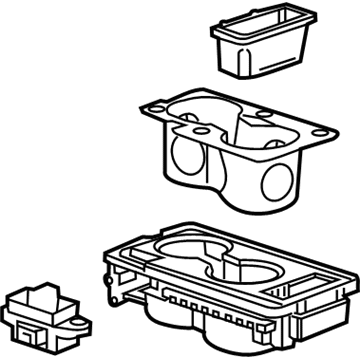 GM 20988282 Holder Assembly, Front Floor Console Cup