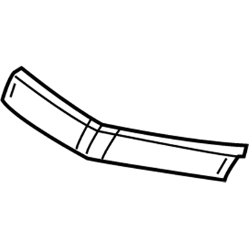 GM 23302252 Decal, Front Bumper Fascia *White