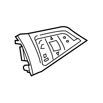 GM 95168429 Switch Assembly, Radio & Telephone Control <Use 12L 0267A*Cocoa