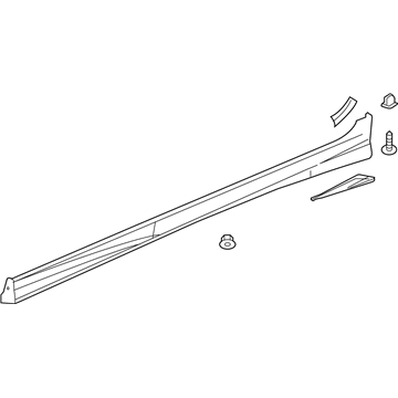 GM 95333636 Molding Assembly, Rocker Panel *Paint To Mat