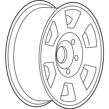 Hummer H3T Spare Wheel - 9595907