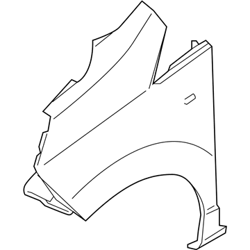 GM 19317068 Fender,Front