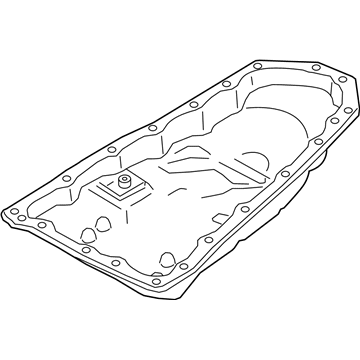 2016 Chevrolet City Express Transmission Pan - 19317871