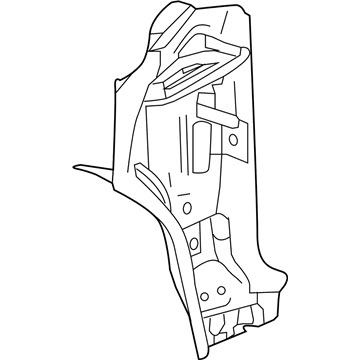 GM 84126710 Reinforcement Assembly, Body Hinge Pillar Outer Panel