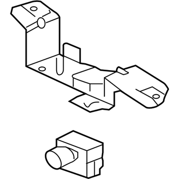 GM 12841593 Accelerometer Assembly, Electronic Suspension Rear Vertical