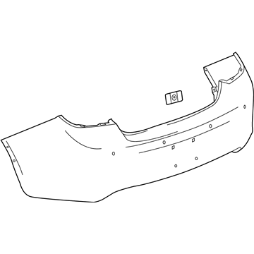 GM 22998262 Rear Bumper Cover *Service Primer