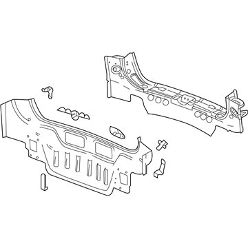 2019 GMC Terrain Floor Pan - 84500368