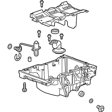 Cadillac CTS Oil Pan - 12670438