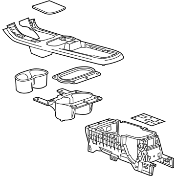 GM 20836977 Retainer,Front Floor Console