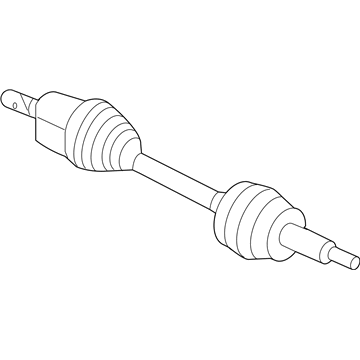 GM 84263500 Front Driver Side Half, Shaft Assembly