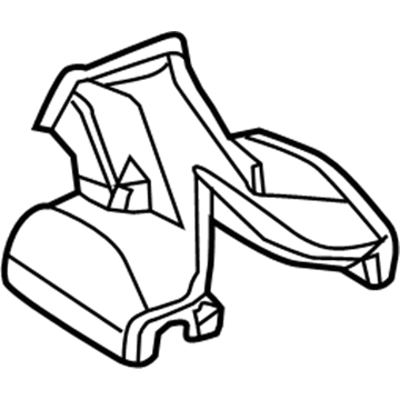 GM 22904194 Duct, Floor Rear Air Outlet