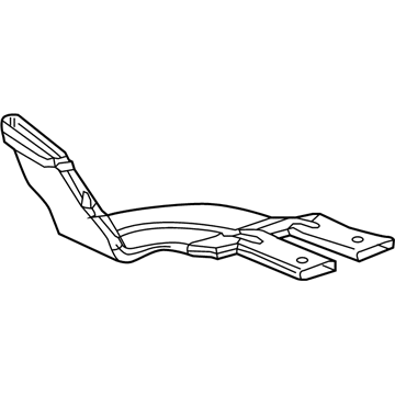 GM 22904192 Duct, Floor Rear Air Outlet