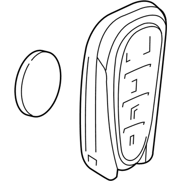 GM 13529654 Transmitter Assembly, R/Con Dr Lk & Theft Dtrnt