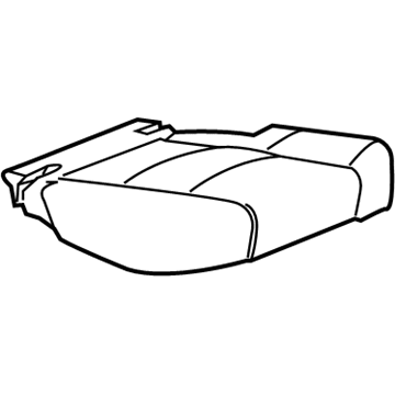 GM 84171511 Cover Assembly, Rear Seat Cushion *Maple Sugar