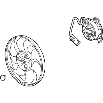 Buick Envision Fan Motor - 23270402