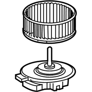 2018 Chevrolet Volt Blower Motor - 84541461