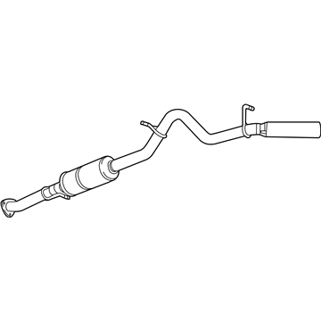 GM 84236514 Filter Assembly, Exh Prtlt (W/ Exh Pipe)