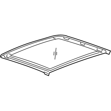 GM 84374350 Window Assembly, Sun Rf