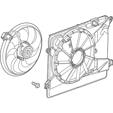 2018 Buick Encore A/C Condenser Fan - 42441974