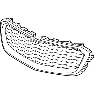 GM 22995179 Grille Assembly, Front Outer