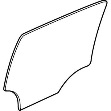 GM 95276492 Window,Rear Side Door