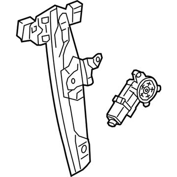 GM 95207991 Regulator,Rear Side Door Window