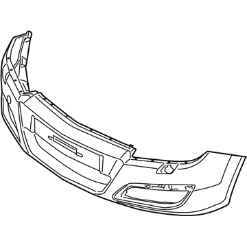 GM 94713451 Front Bumper, Cover